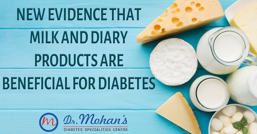 New Evidence that Milk and Diary Products are beneficial for Diabetes